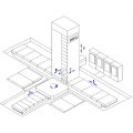 Floor type CNC boring milling machine