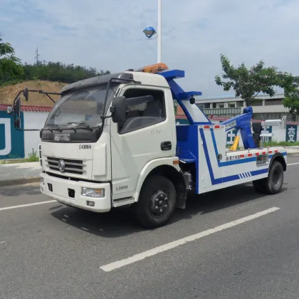 Chinese manufacturing companies 2 axle light duty wrecker truck