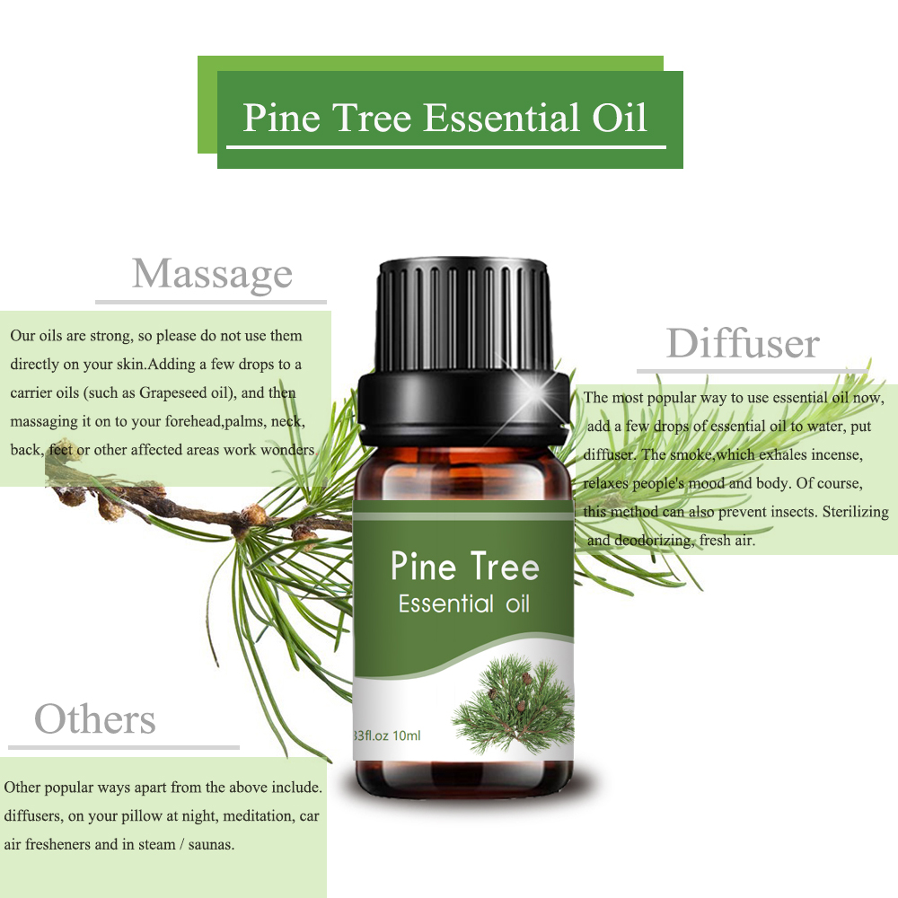 Private Label Pine Tree Essential Oil Aroma Skin Hair Cares