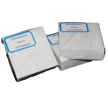 Huto 100x100x2mm Alumina Ceramic Plate for Metal Powder Firing