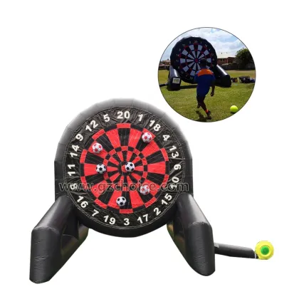 Inflatable Soccer Dart Board: Customizable Airtight Football Kick Target