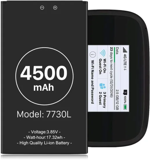 Novatel Jetpack MiFi 7730L Mobile Hotspot battery