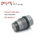 7485125642 Válvula de alívio de pressão do trilho comum para Renault