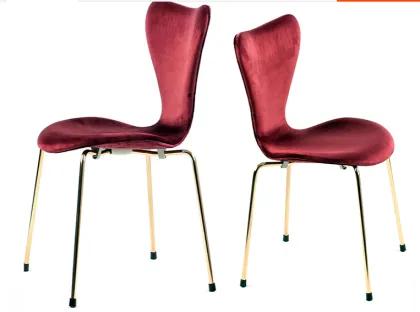 Modern designer stylish stackable plywood seven chair