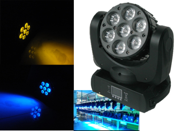 LED Moving Beam/ LED Moving Head Light with 7 * 15W Osram Ostar 4 in 1 RGBW (LED BEAM 7)