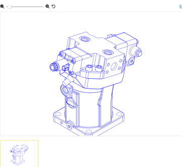 Imported CAT accessory HM3295 rotary motor 601-8761