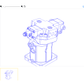 Imported CAT accessory HM3295 rotary motor 601-8761