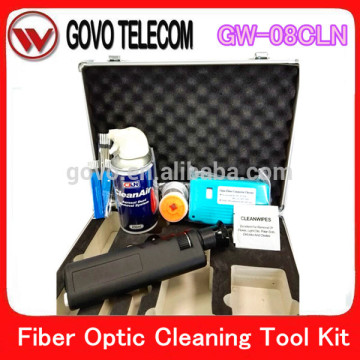 [NEW ARRIVAL] Brand New GW-08CLN Fiber Optic Cleaning Tool Kit with 400X Fiber Inspection Microscope