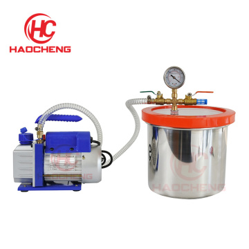 Hot Sale 2Gal 8L SS304 Vacuum Chamber with Pump