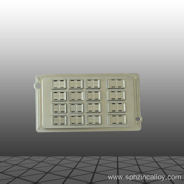 ATM keyboard part die casting