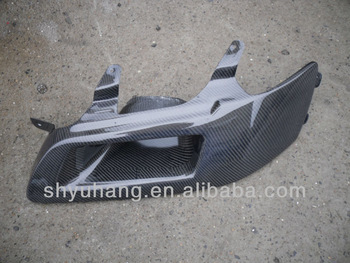 FOR 2001-2002 Mitsubishi Evolution EVO 7-8-9 Carbon Fiber Headlight Air Intake Replacement LHS
