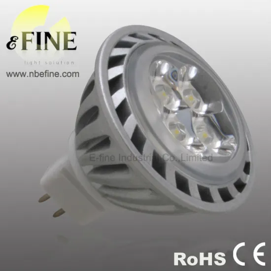 MR16 12V 5W LED bulb 4X1W GU5.3 spot light LED lamp 2700K
