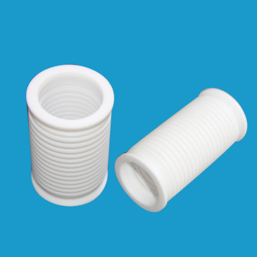 Chemical resistant PTFE Bellows Corrugated Hose PTFE bellows Supplier