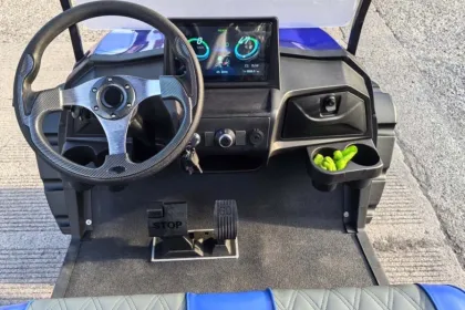 Premium Four-Seat Electric Golf Cart