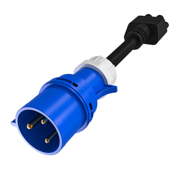Feyree AC EV Charging Cable: Tesla 3 Pins to CEE 32A Adapter for EV Car Charging