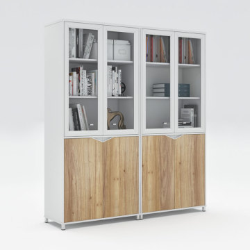 Factory Wholesale Office Furniture Manufacturer Manufacturer Wholesale Cheap Office Furniture Double Door Bookcase Storage Cabin