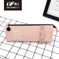 Custom bump color cute PU pencil case