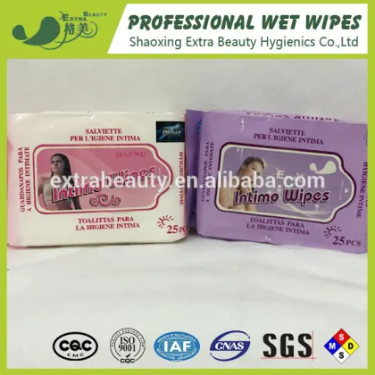 Female Intimate Hygiene Wet Wipes