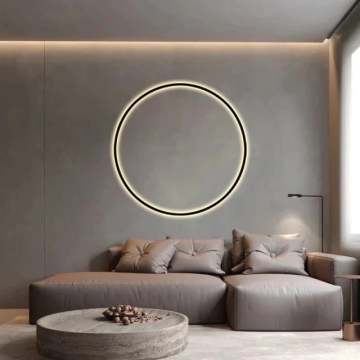 โคมไฟผนังสีดำวินเทจ: American Design ท่อน้ำ LED ไฟผนังไฟผนัง