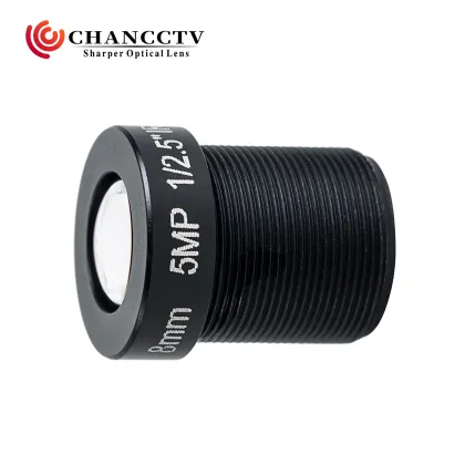 8mm M12 CCTV Lens 1/2.5\" 5MP for Security Camera Systems