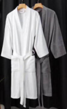 Soft bathrobe for spa relaxation
