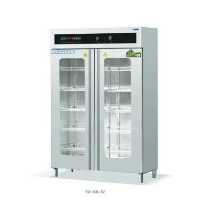 Double Door Commercial Kitchen Tableware Disinfection Cabinet - Ozone Dish Disinfection Cabinet