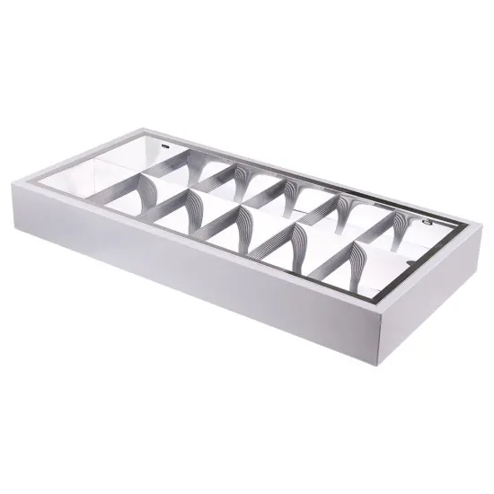 600mmx600mm T8 LED Ceiling Grille Lamps - Zhongshan Hotsale 4x18W Indoor Lighting