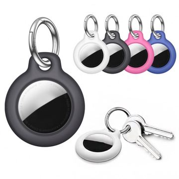 Anti-lost TPU Protective Case for Apple AirTag with Key Ring and Carabiner
