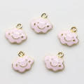 Dessin animé émail nuage pendentifs coloré alliage charmes boucle d&#39;oreille gouttes ornement Bracelet bijoux accessoires faits à la main