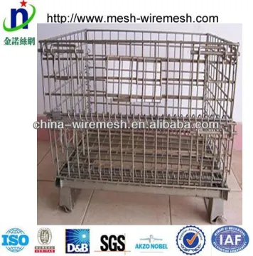 Metal steel wire container,folding mesh container,storage container