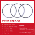 ชิ้นส่วนอัตโนมัติ Isuzu Piston Ring 4JG1 8-94379-486-0