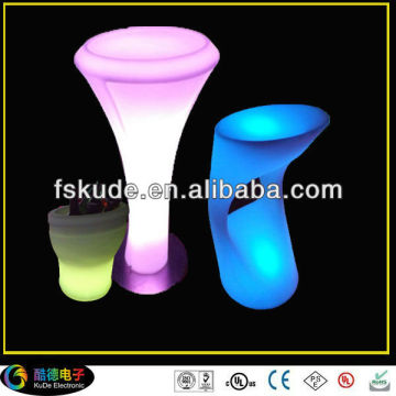 LED Luminous Furniture Set Bar Furniture, Table, Stool, Ice Bucket