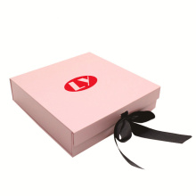 Logo -ul personalizat Magnetic Box închide roz roz