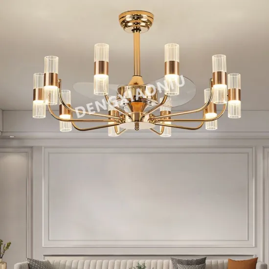 Modern Luxury Golden LED Chandelier Lighting with Remote Control