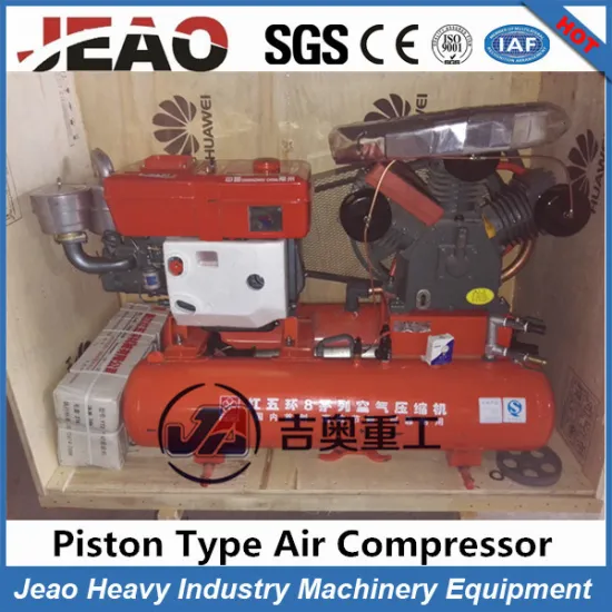 Cheaper Price -3.5m3/Min & 7 Bar Reciprocating Air Pump / Jack Hammer Mobile Air Pump for Blast Rock Stone