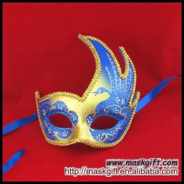 Fashion blue&gold Carnival party Mardi Gras Masks