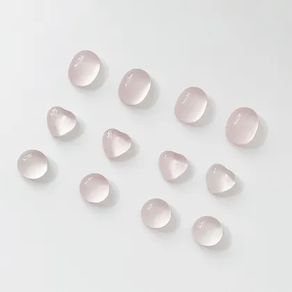 High Quality Natural Loose Rose Quartz Egg Shaped