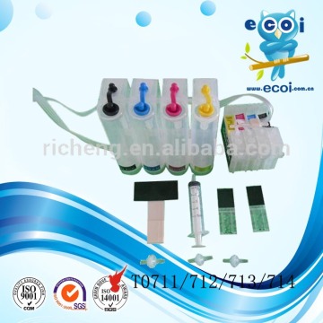 HOT sale! ink ciss for printer D78, ciss ink system for stylus D78, CISS T0711 T0712 T0713 T0714