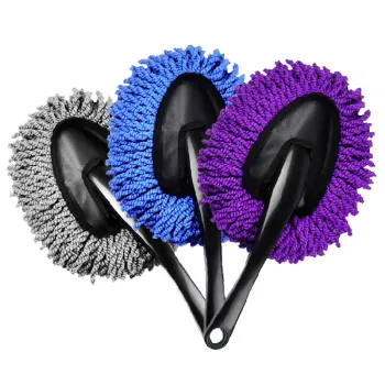 Mini Nanofiber Dust Removal Small Brush - Multifunctional Car Cleaning Duster