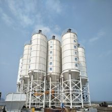 Baixo custo de alta qualidade 100t-3.32m silo de cimento de alimentação