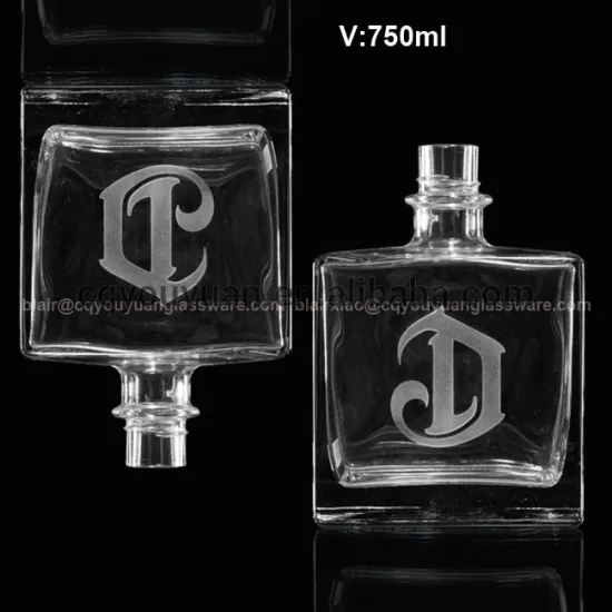 Decal Square Vodka Russian Standard Liquor Glass Bottles For Sale