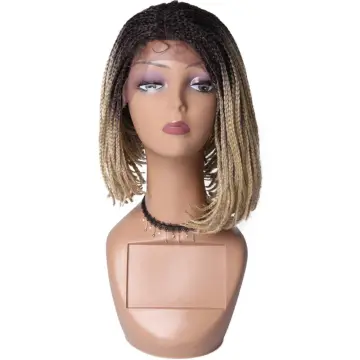 Ready to shp ombre blonde synthetic lace front wig heat resistant