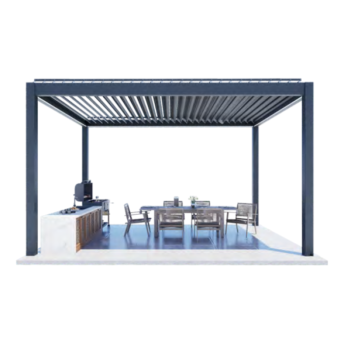 145 Serisi Motorlu Alüminyum Biyoklimatik Pergola