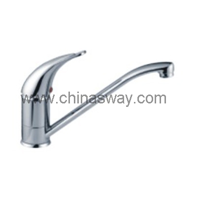 Kitchen Faucet with Movable F Spout Brass Economic (SW-5517)
