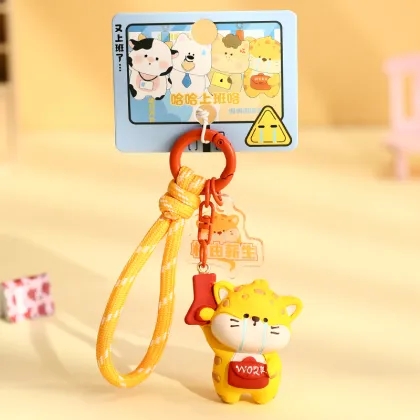 Cute Pet Squeeze Keychain - Creative Office Buddy Gift