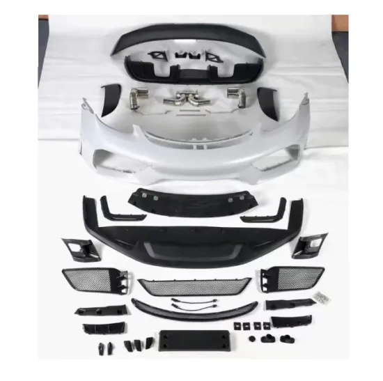 XLstyling PP Material Car Modified Body Kit for Porsche 718 to GT4 Upgrade