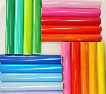 Self-Adhesive PVC Craft Film: Waterproof, High-Gloss, Matte, Colorful Decorative Vinyl Roll