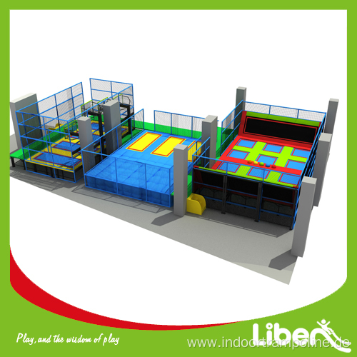 High Quality Fitness Indoor Commercial Trampolines Park for Sale