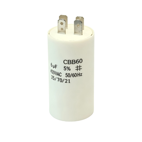 CBB60 450VAC 6UF মোটর চালিত পলিপ্রোপিলিন ক্যাপাসিটর