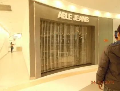 Transparent Crystal Roller Shutter Door